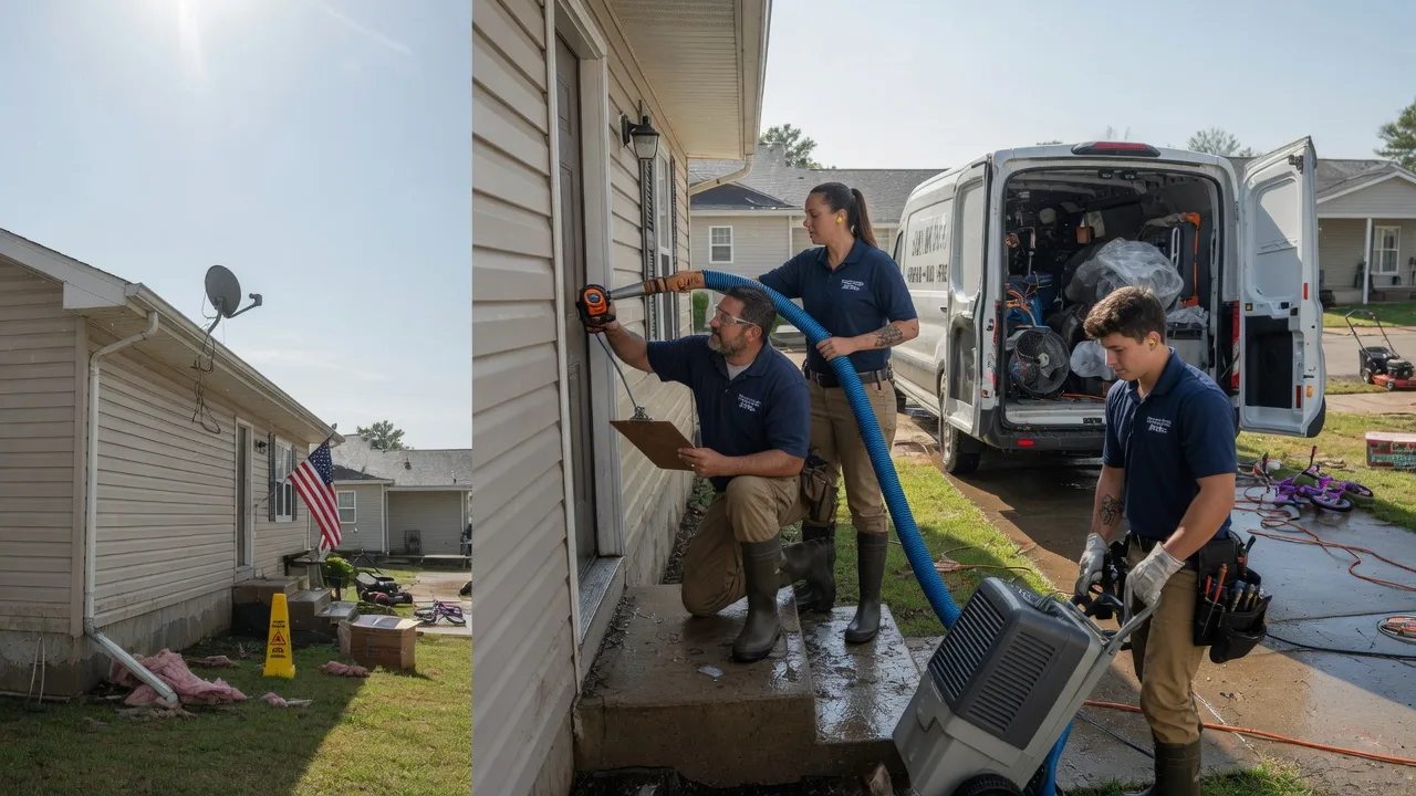 Ceiling Water Damage Restoration in Sulphur, IN near me